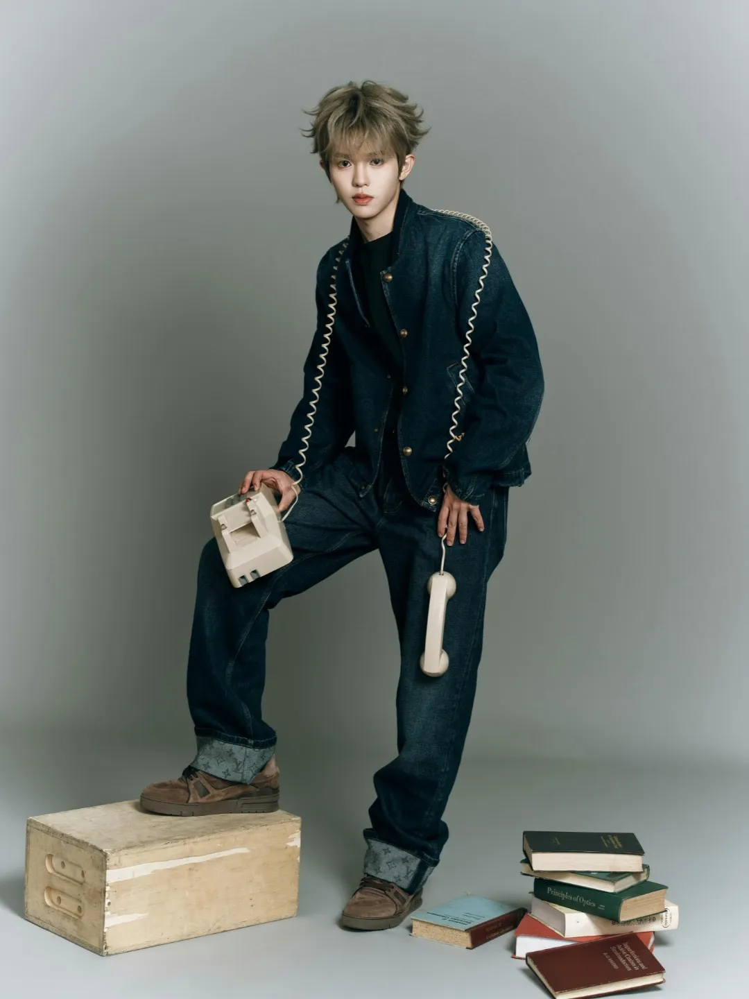 Louis Vuitton/Louis Vuitton cuffed presbyopic skateboard jeans